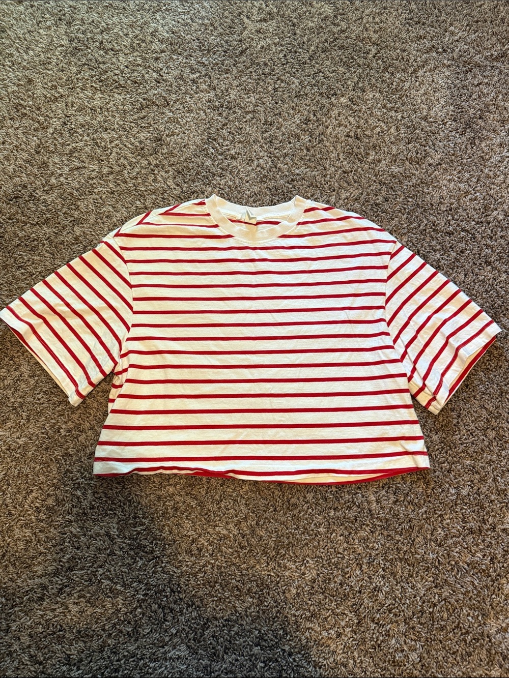 H&M red striped tee